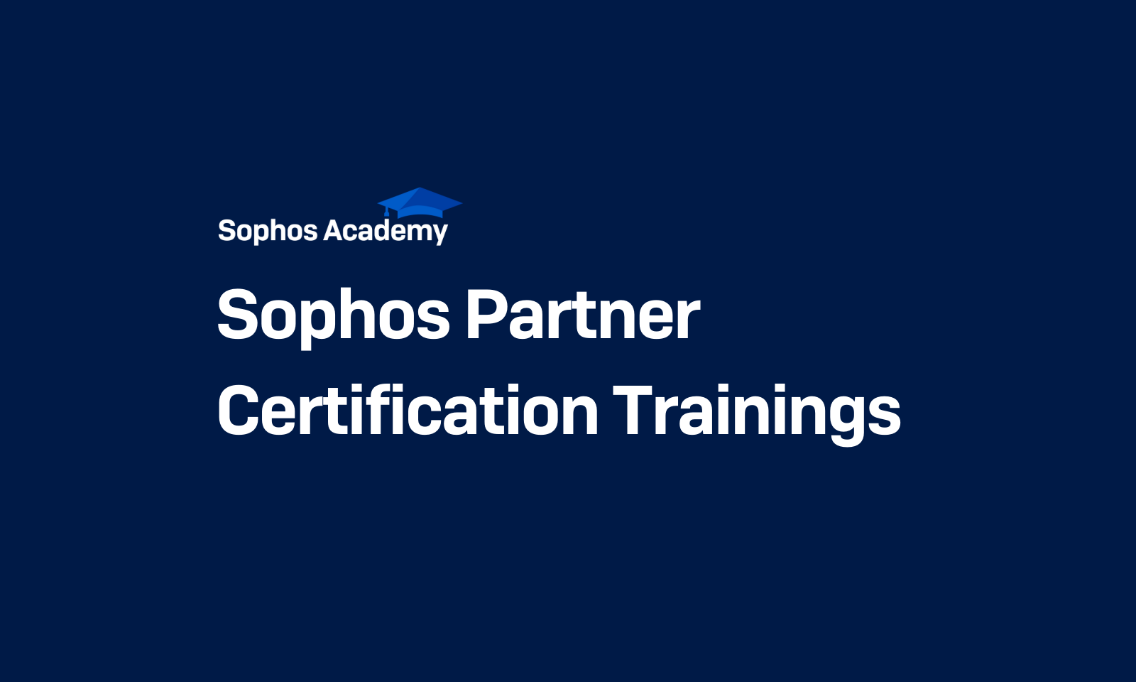 Certifications pour les partenaires Sophos de la région EMEA
