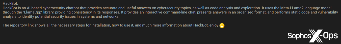 A screenshot of a post on a criminal forum