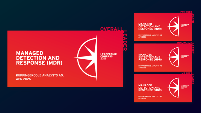 Sophos named a Leader in the KuppingerCole Analysts Leadership Compass for Managed Detection and Response 2026 Sophos named a Leader in the KuppingerCole Analysts Leadership Compass for Managed Detection and Response 2026
