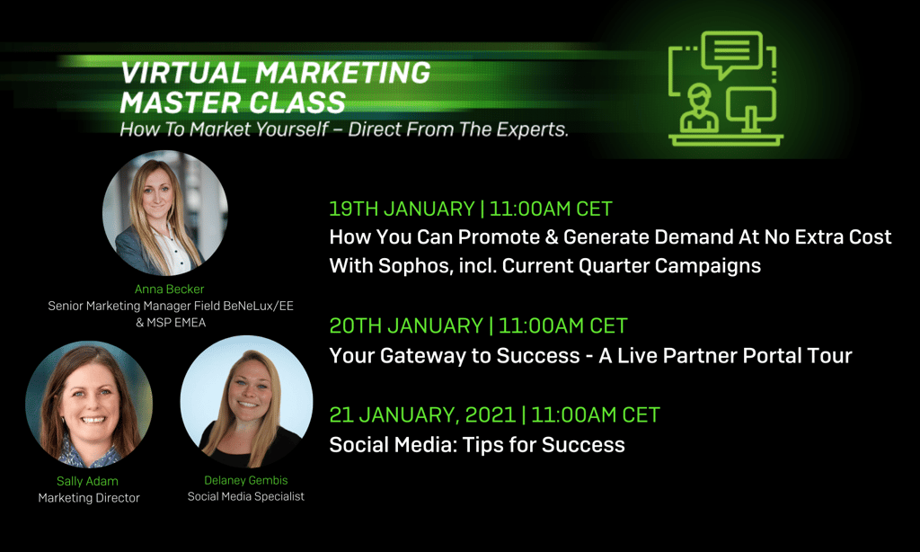Join our Virtual Marketing Master Class (BNL) series in January 2021 Join our Virtual Marketing Master Class (BNL) series in January 2021