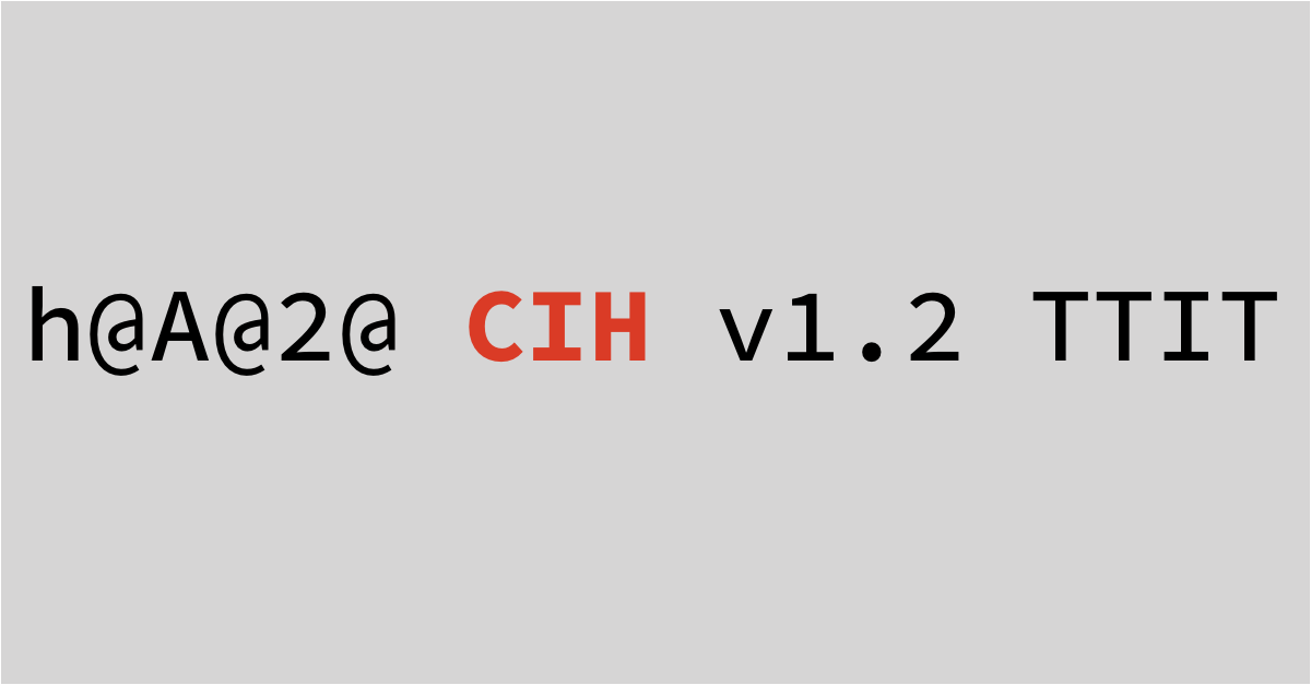 20 years ago today! What we can learn from the CIH virus…