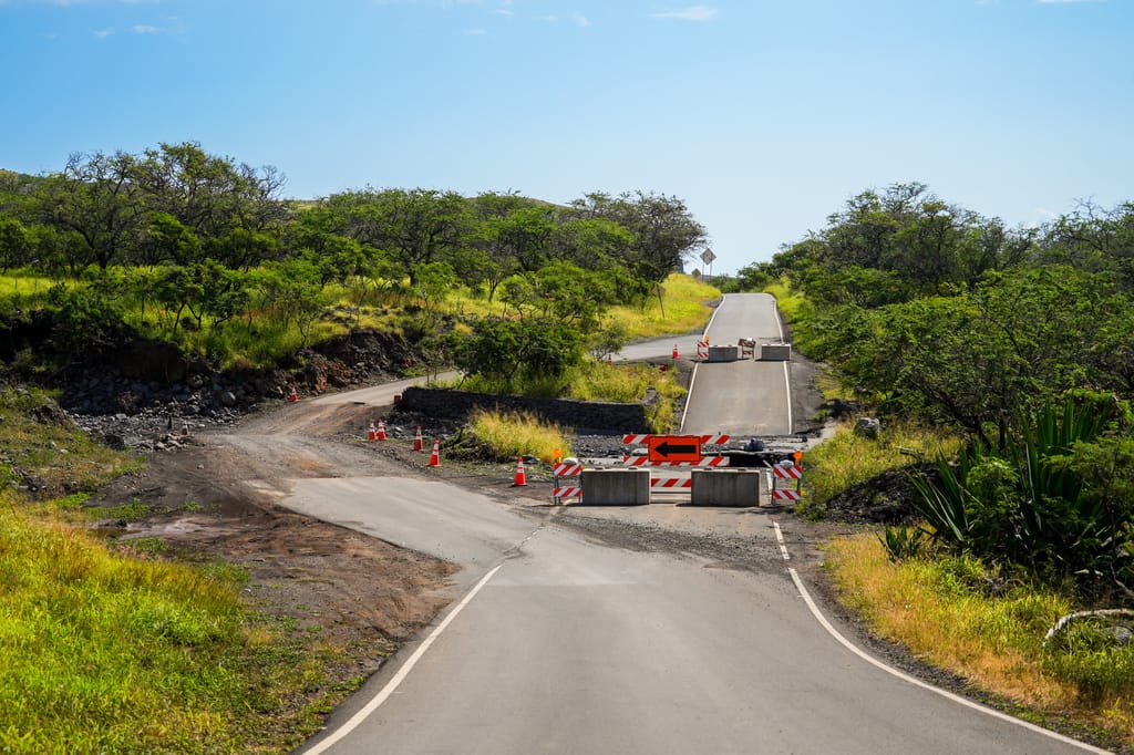 Curvy,Detour,Along,The,Piilani,Highway,In,The,Southeast,Of Curvy,Detour,Along,The,Piilani,Highway,In,The,Southeast,Of