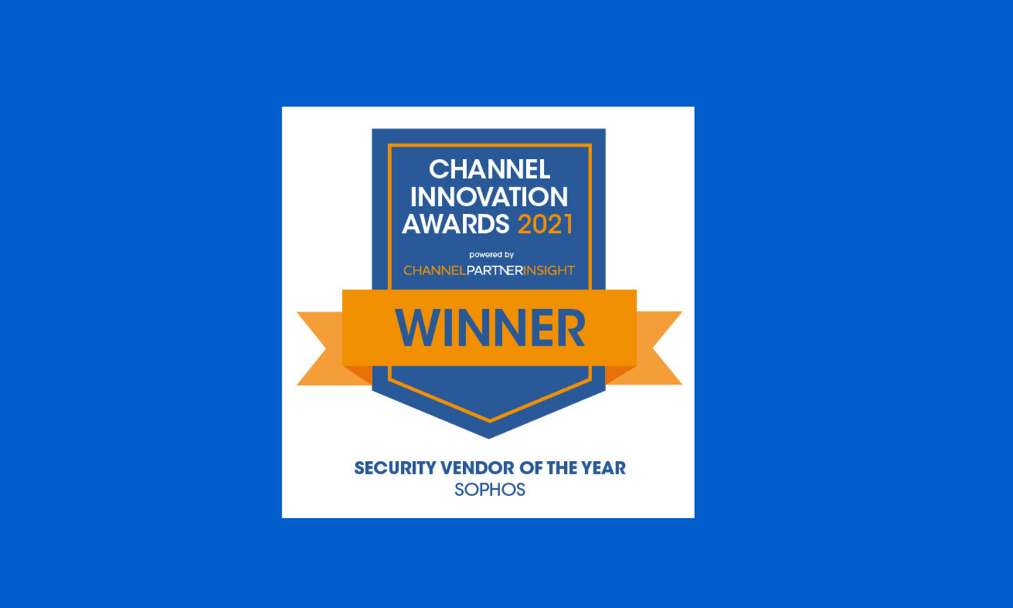 Sophos Named Security Vendor of the Year