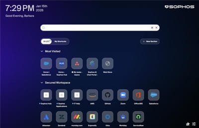 Sophos Protected Browser, a hardened Chromium browser developed in partnership with Island Sophos Protected Browser, a hardened Chromium browser developed in partnership with Island