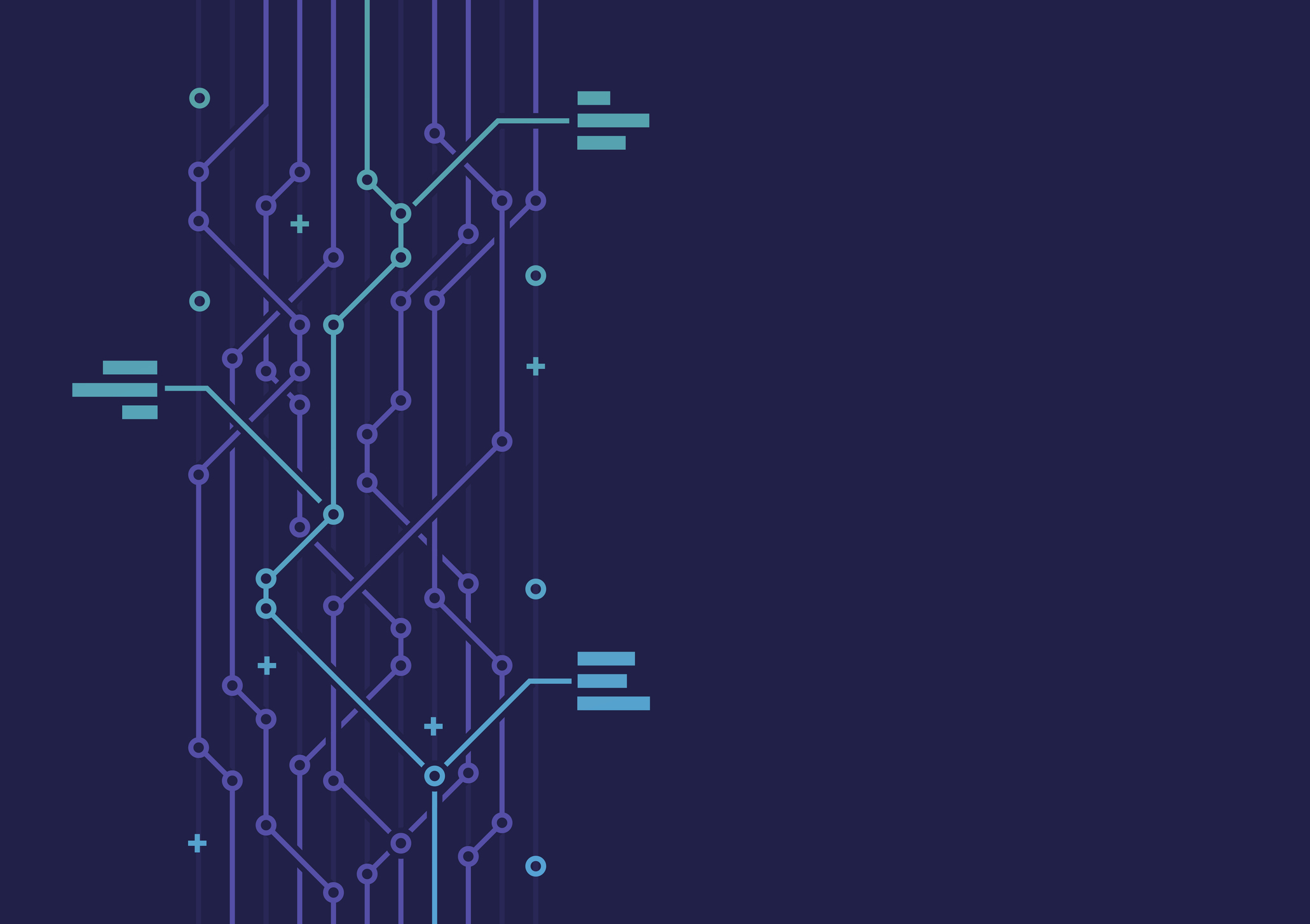 Abstract technology circuit board connection networking lines background pattern design.