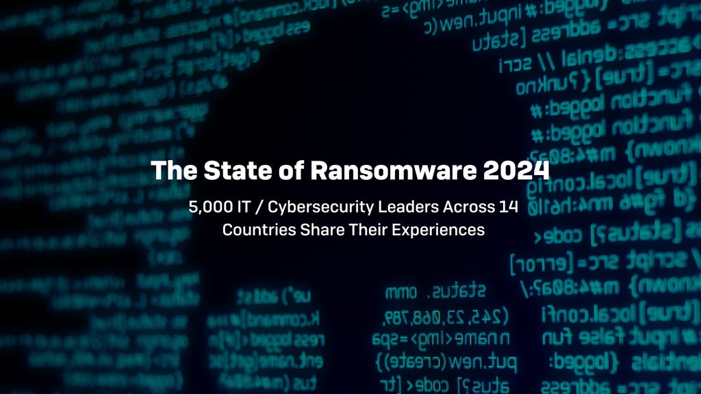 the state of ransomware 2024 the state of ransomware 2024