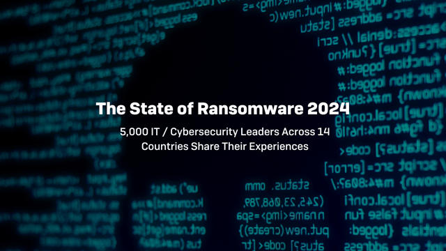 the state of ransomware 2024 the state of ransomware 2024