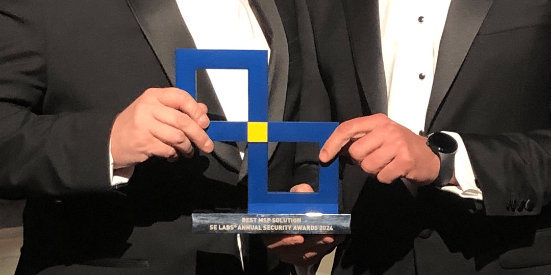 sophos staff presented award