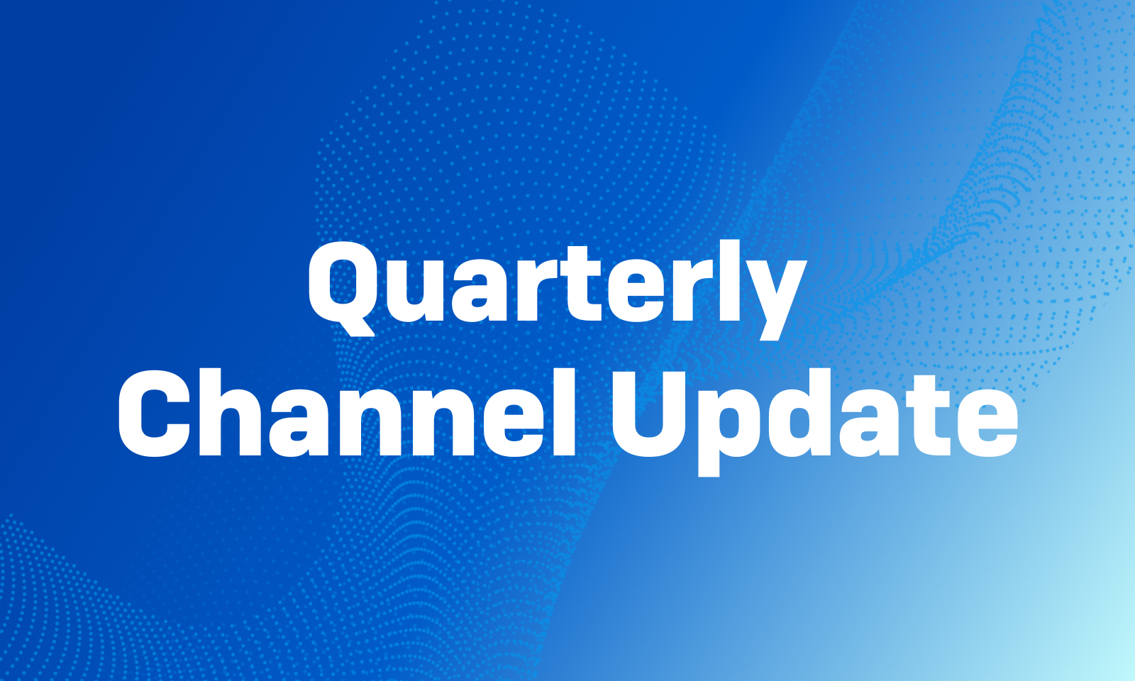 Vous êtes invité(e) : Sophos Quarterly Channel Update