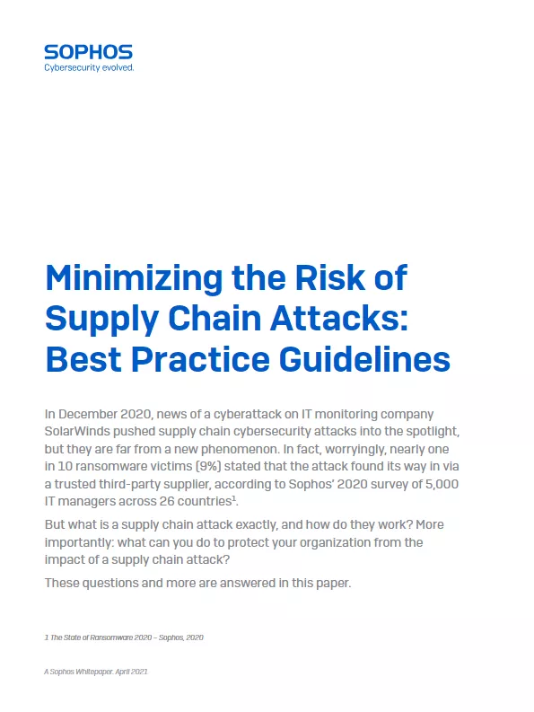 How to Minimize the Risk of Supply Chain Attacks