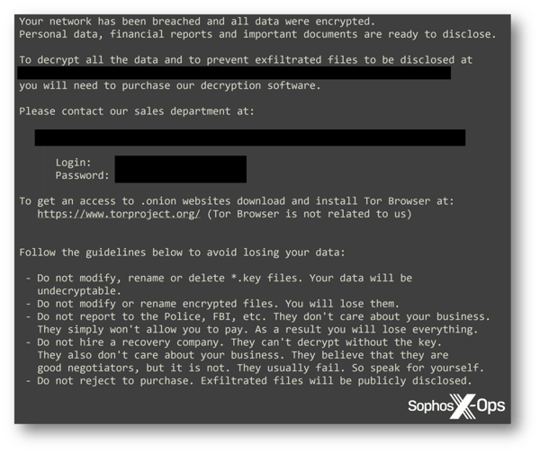 A screenshot of a ransom note from Hive A screenshot of a ransom note from Hive