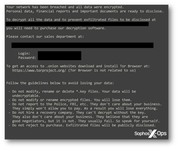 A screenshot of a ransom note from Hive A screenshot of a ransom note from Hive