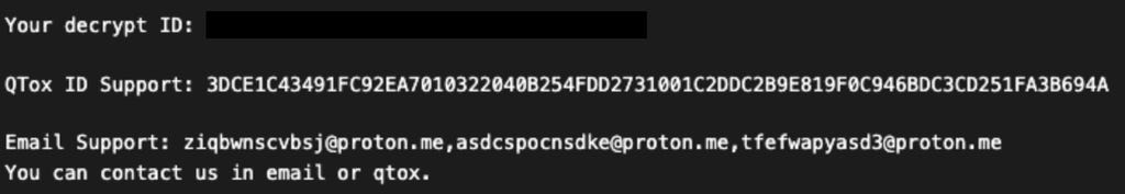 Ransom note (“how to decrypt my data.log”) that followed Warlock deployment Ransom note (“how to decrypt my data.log”) that followed Warlock deployment