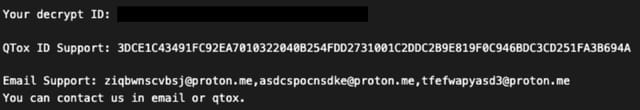 Ransom note (“how to decrypt my data.log”) that followed Warlock deployment Ransom note (“how to decrypt my data.log”) that followed Warlock deployment