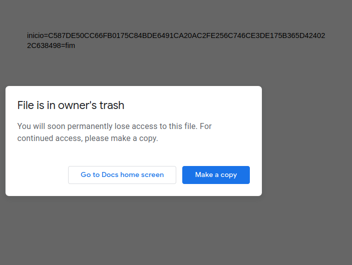 Google Docs screenshot