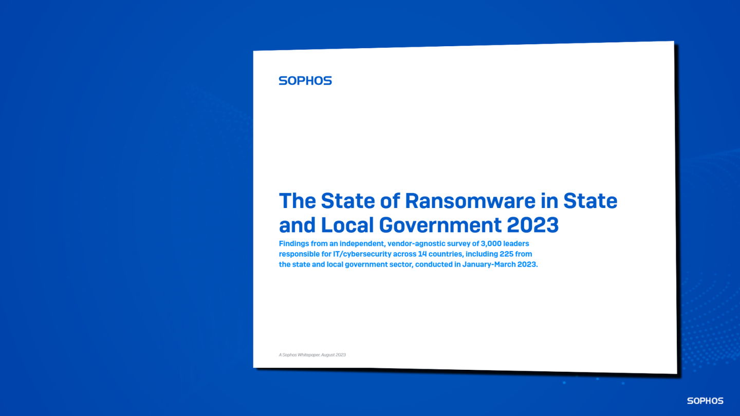 The State of Ransomware in State and Local Government 2023