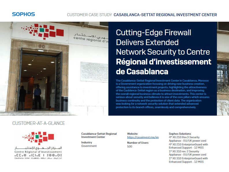 Casablanca-Settat Regional Investment Center Casablanca-Settat Regional Investment Center
