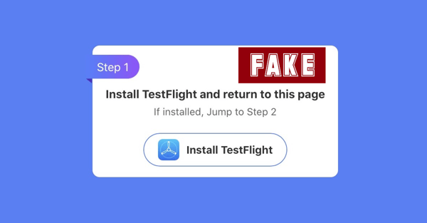 Beware bogus Betas – cryptocoin scammers abuse Apple’s TestFlight system Beware bogus Betas – cryptocoin scammers abuse Apple’s TestFlight system