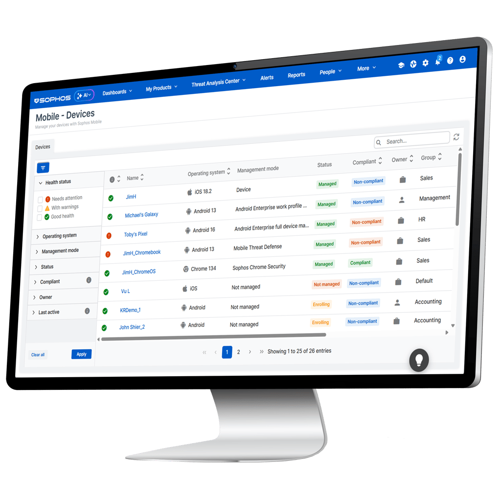 Endpoint Screen Endpoint Screen