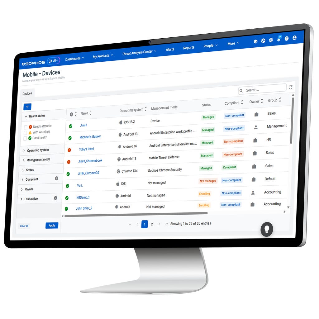 Endpoint Screen Endpoint Screen