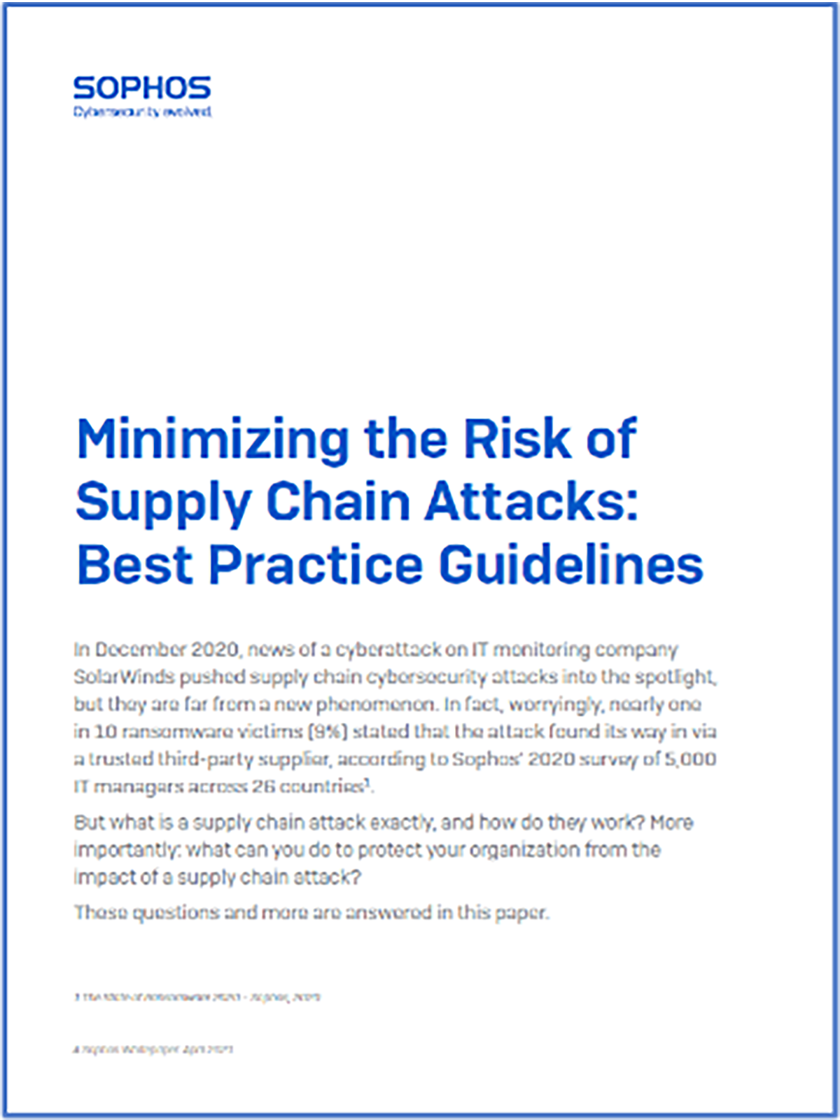 attaques de la supply chain