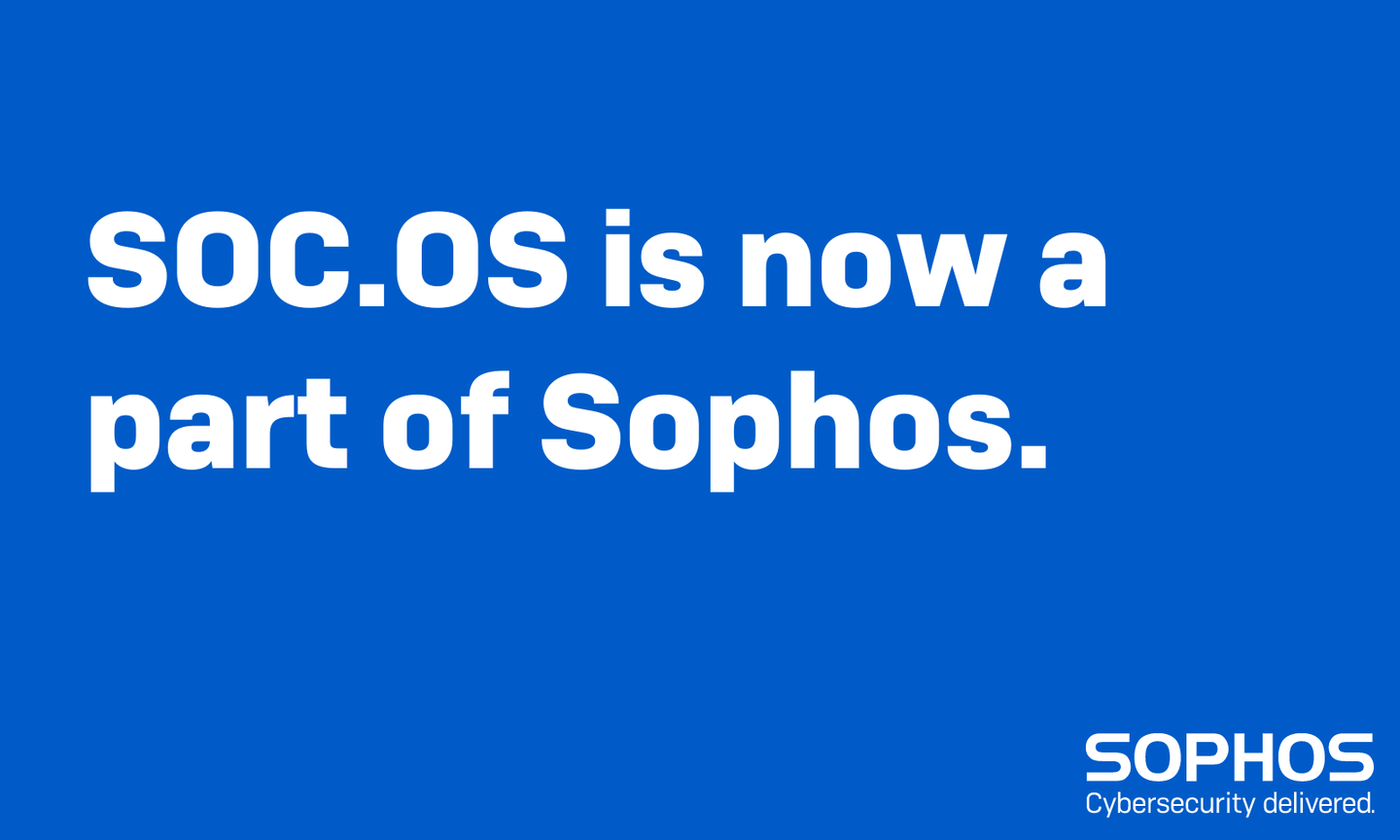 Sophos Acquires SOC.OS