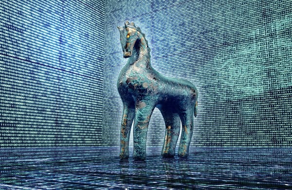 Computer,Safety,Concept,,Trojan,Horse,In,Electronic,Environment.3d,Illustration Computer,Safety,Concept,,Trojan,Horse,In,Electronic,Environment.3d,Illustration