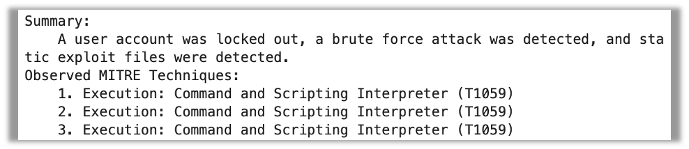 Figure 10: A J2-Ultra generated summary