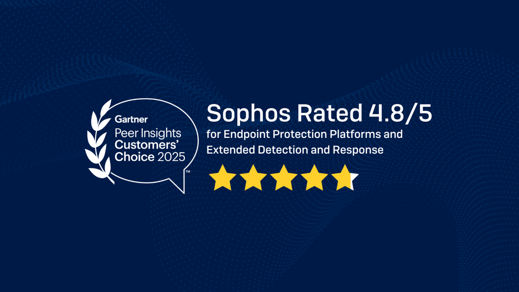 ソフォス、エンドポイントプロテクションプラットフォームとXDR (Extended Detection and Response) の両部門で 2025 年の Gartner® Peer Insights™ Customers’ Choice の 1 社として評価されました ソフォス、エンドポイントプロテクションプラットフォームとXDR (Extended Detection and Response) の両部門で 2025 年の Gartner® Peer Insights™ Customers’ Choice の 1 社として評価されました