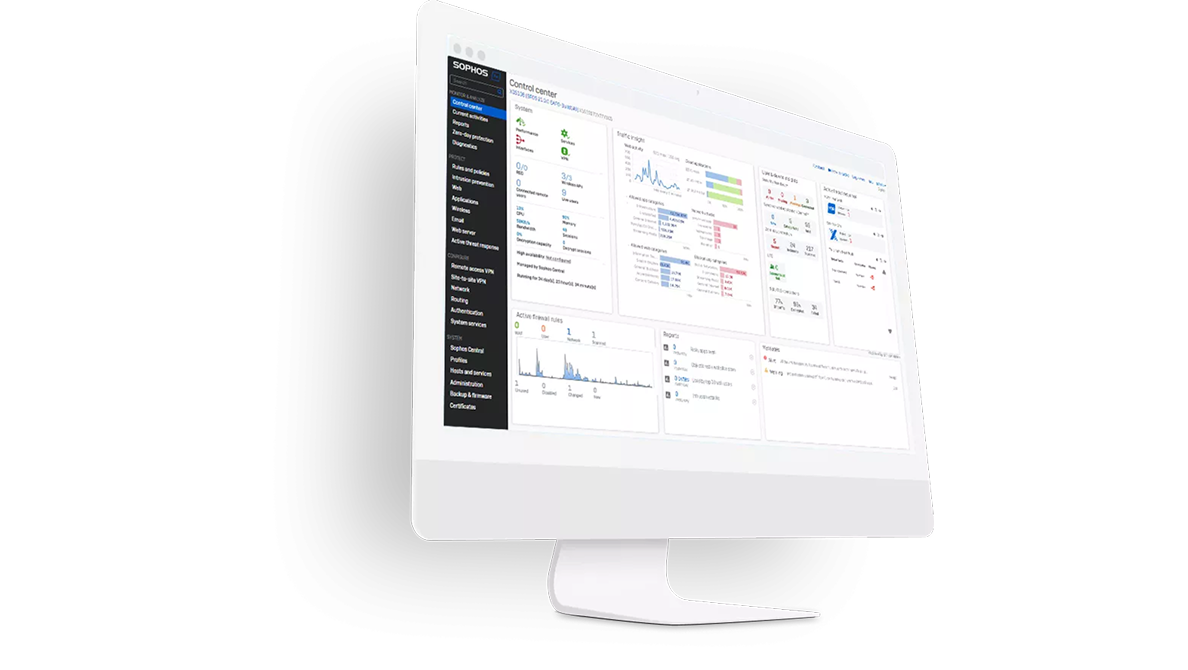 Sophos firewall user interface graphic
