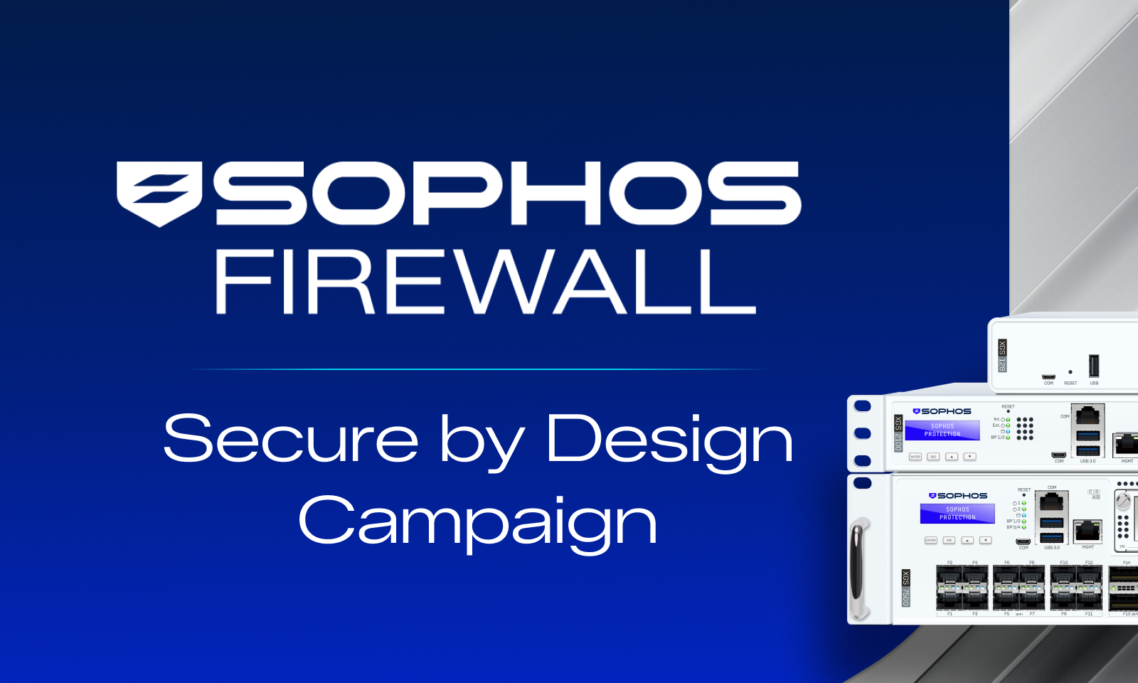 featured image - sophos firewall - secure by design campaign