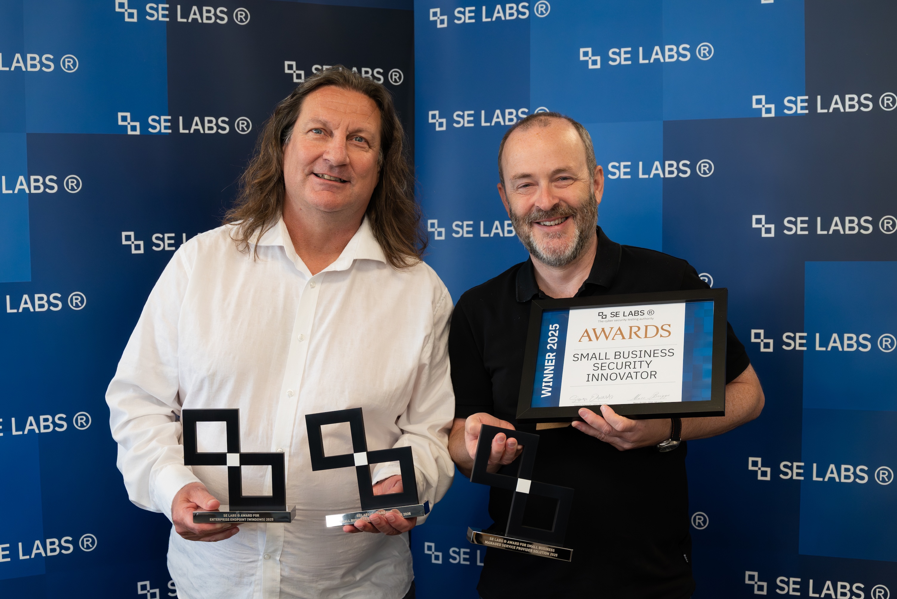 Sophos Chief Research and Scientific Officer Simon Reed was present at the SE Labs Annual Awards ceremony to accept the awards.