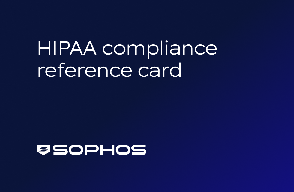 Hipaa:Sophos for HIPAA compliance and data safety - Image