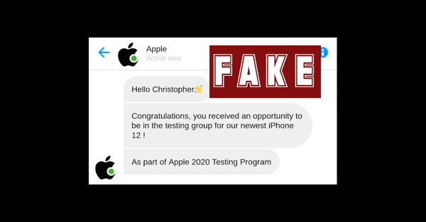 SMS phishing scam pretends to be Apple “chatbot” – don’t fall for it! SMS phishing scam pretends to be Apple “chatbot” – don’t fall for it!