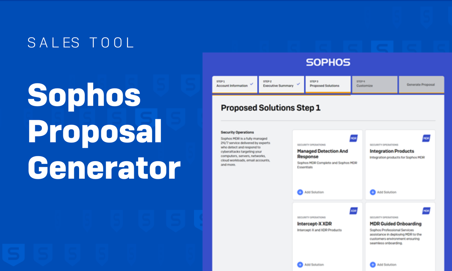 Introducing the Sophos Proposal Generator: Your Key to Winning Proposals