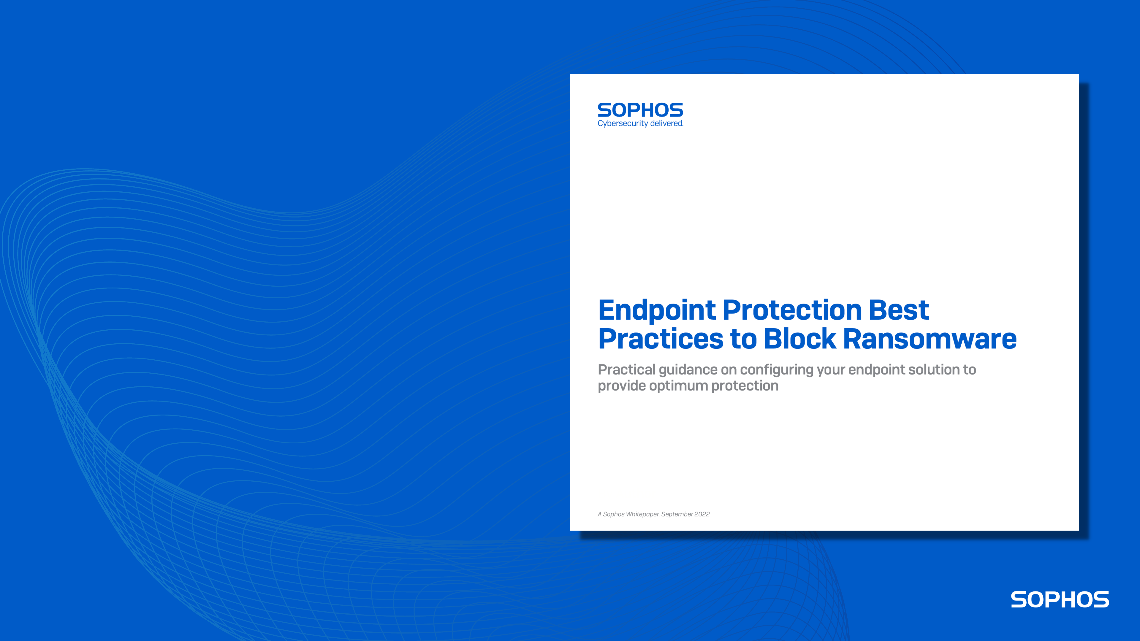 Endpoint Protection Best Practices to Block Ransomware[35]