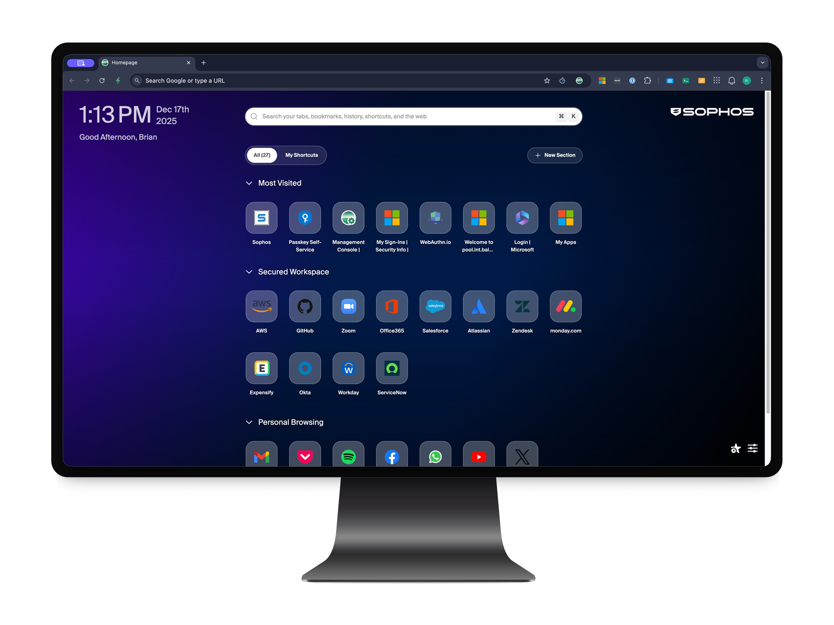 Sophos and Island.io partner 