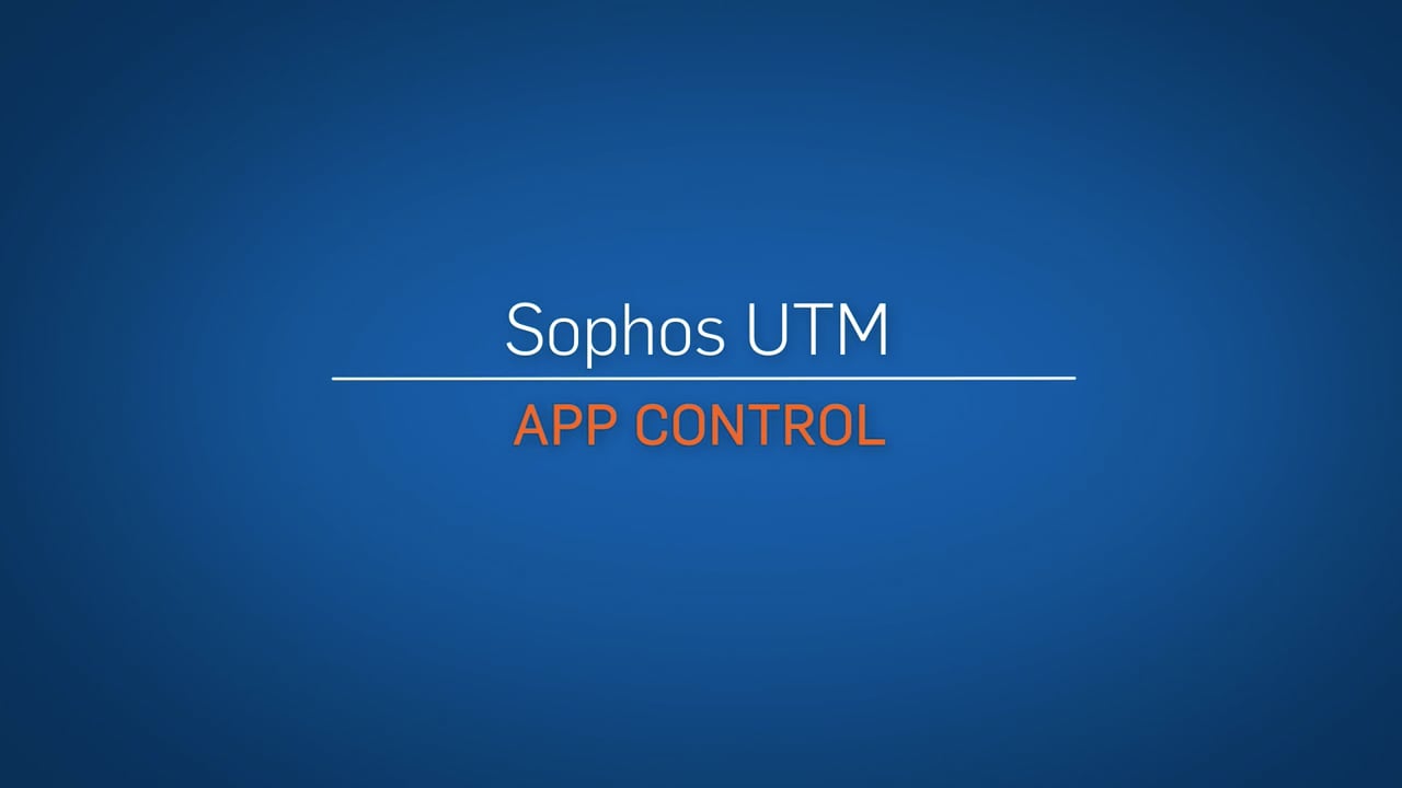 Unified Threat Management | Sophos UTM Appliances