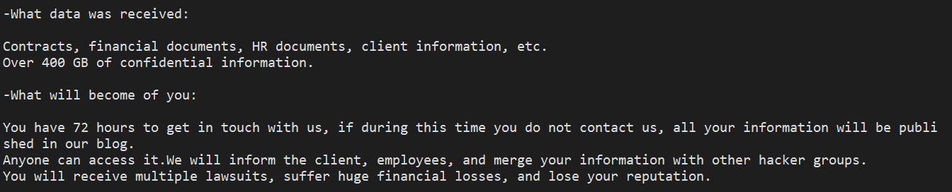 Midas ransom note crop