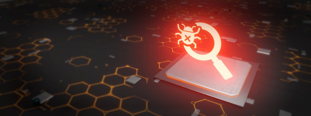 Malware,Bug,In,Target,With,Magnifier.,Scanning,Network,Vulnerability,Virus