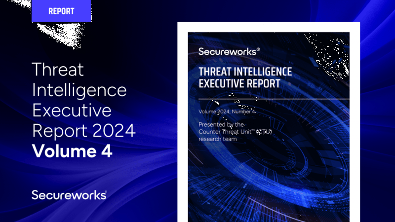 Threat Intelligence Executive Report Vol 2024 #4 | Sophos