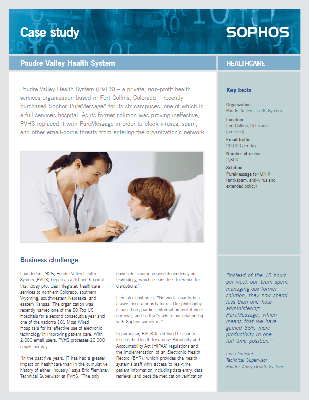 Poudre Valley Health System Poudre Valley Health System