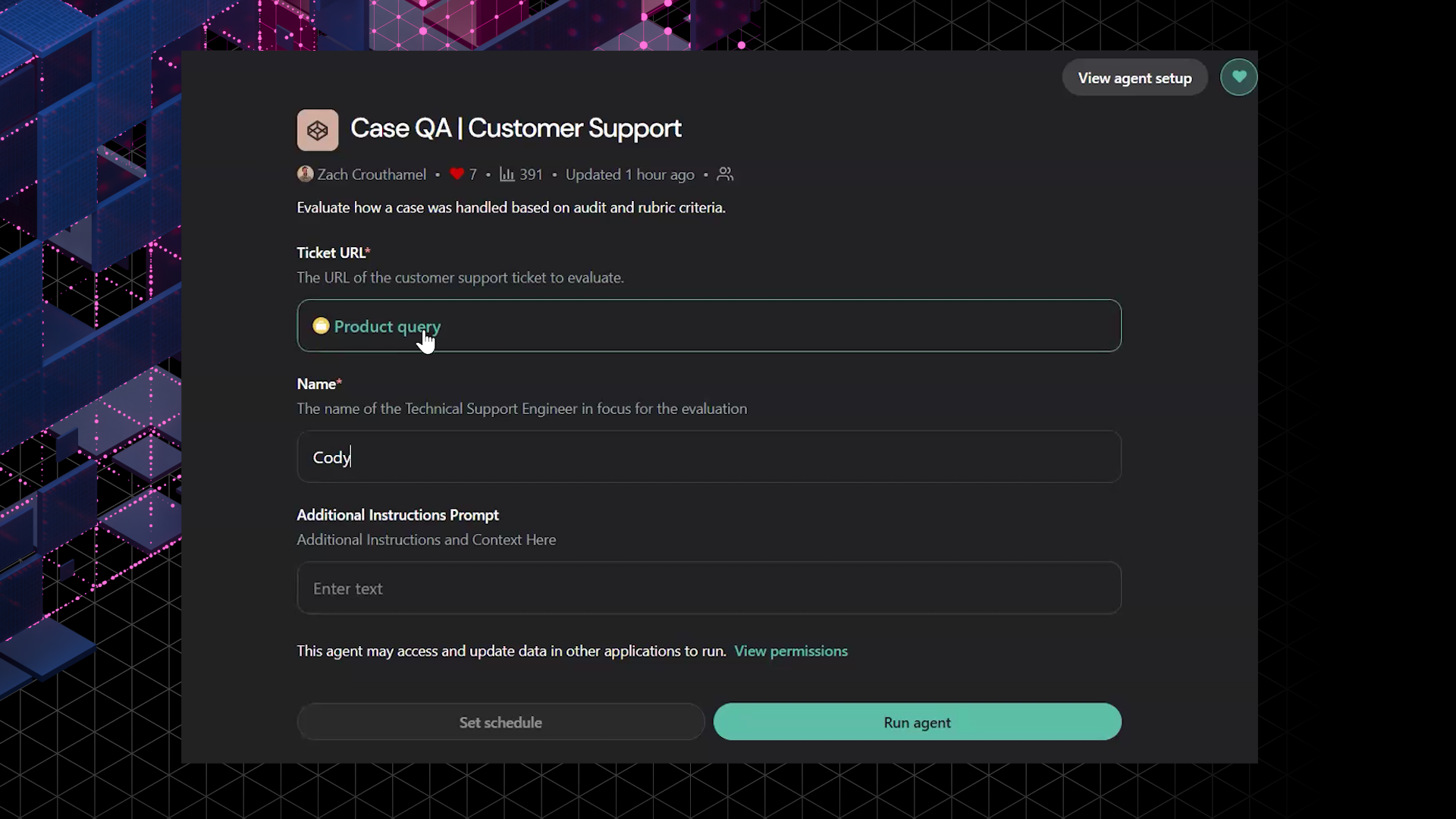 Customer Support Quality Assurance Thane Allgood screengrab tc 1 11