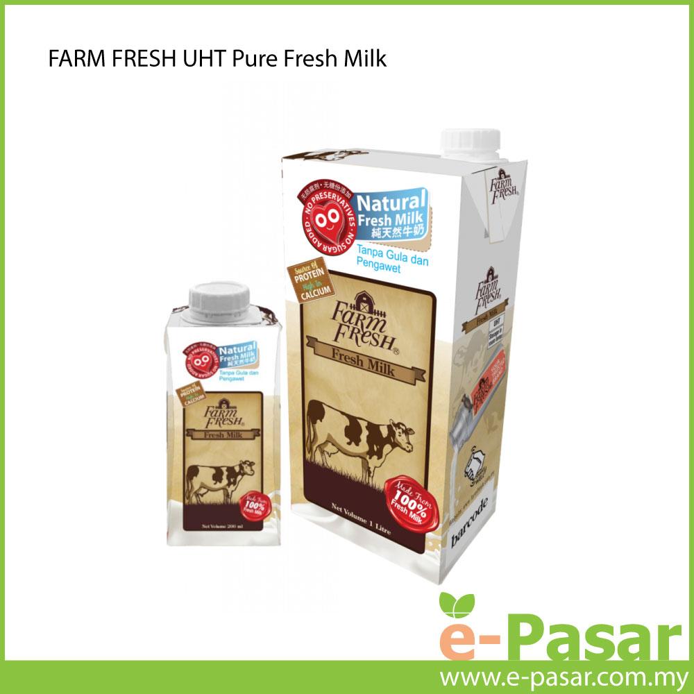 Farm Fresh Uht Pure Fresh Milk 250g Penang Delivery Airasia Grocer