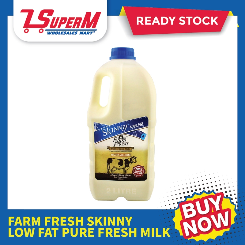 Farm Fresh Skinny Low Fat Pure Fresh Milk 2l Airasia Grocer