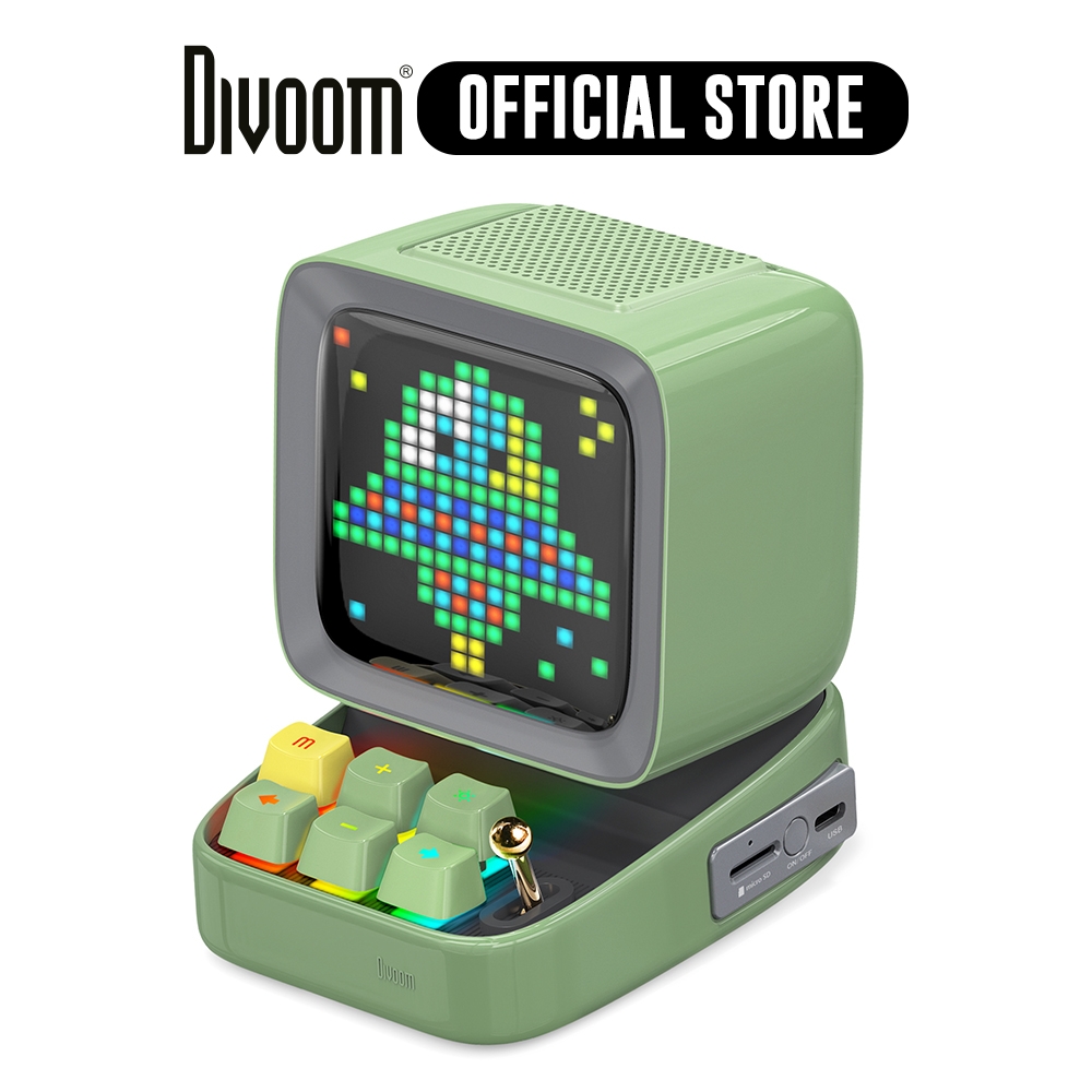 Divoom Ditoo Plus Global Version Pixel Art Bluetooth Speaker Green