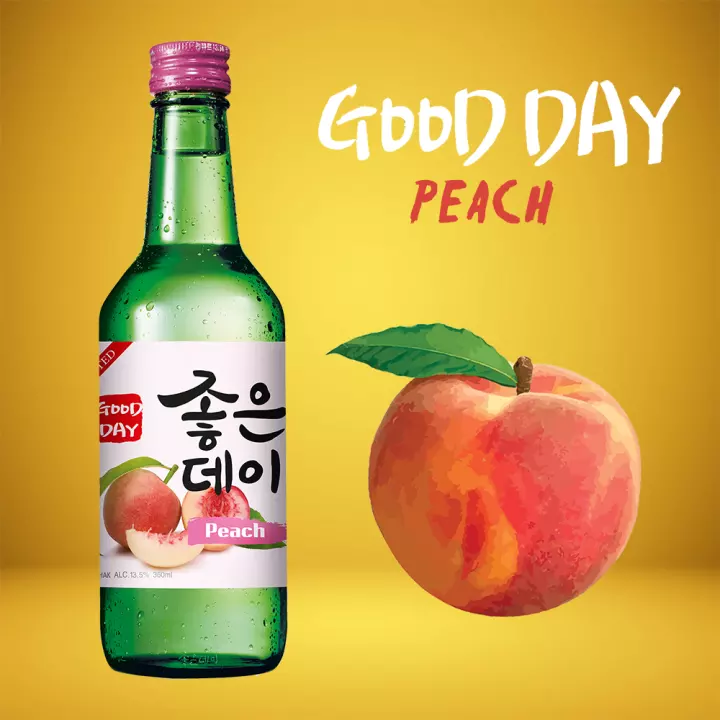 Good Day Peach Korean Soju - airasia grocer