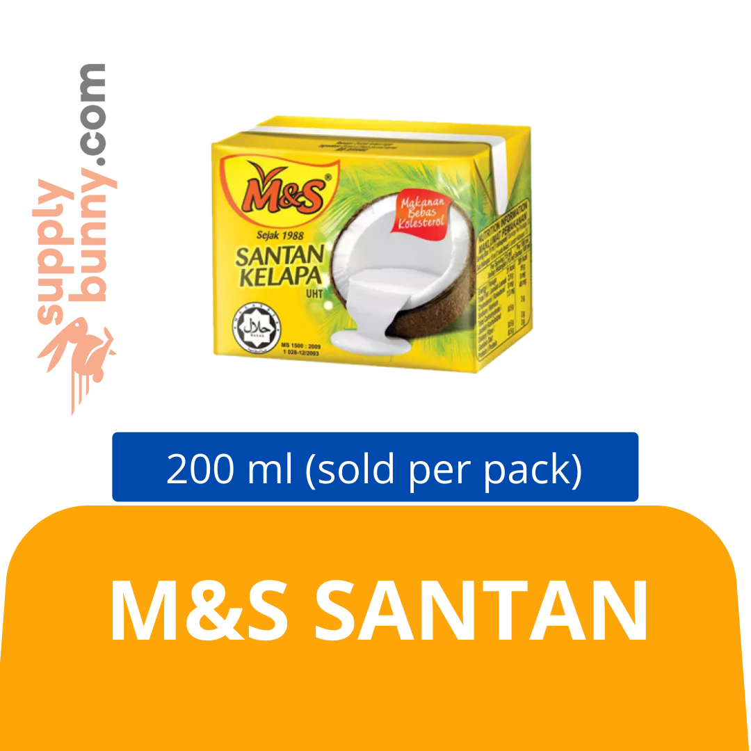 M S Santan 0ml Sold Per Pack 椰浆 Pj Grocer Santan Airasia Grocer