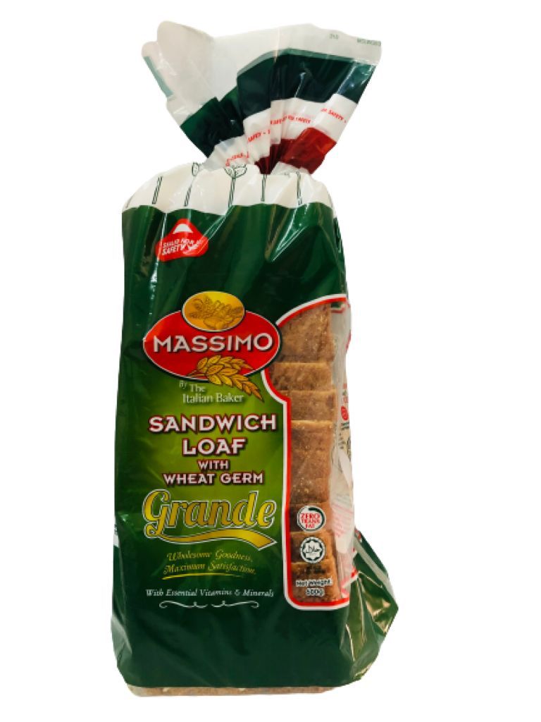 Massimo Sandwich Loaf With Wheat Germ 600g Airasia Grocer