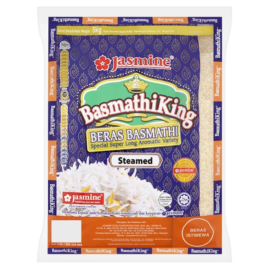 Jasmine Basmathi King Beras Basmathi Special Super Long Aromatic Variety Rice 5kg Airasia Grocer